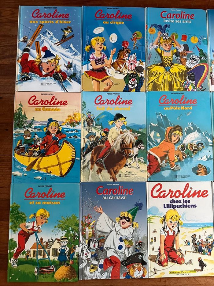Lot de 12 livres albums bd Caroline vintage Pierre Probst anciens collection - photo numéro 3