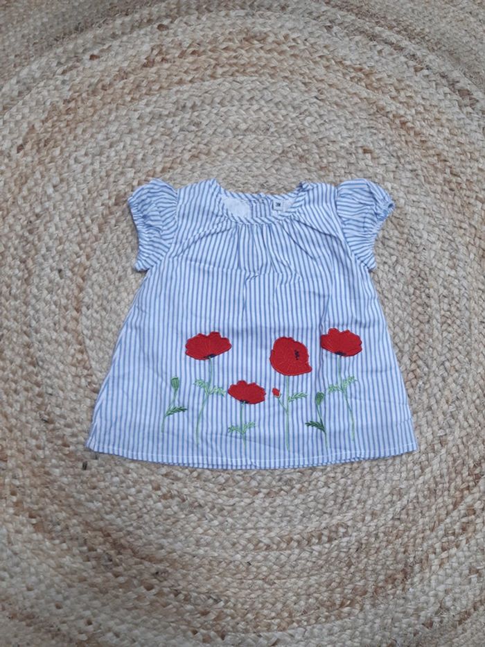 Tunique rayé 3 mois