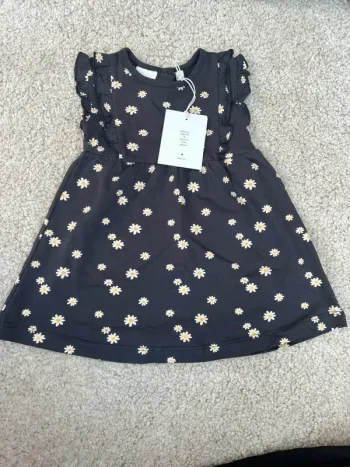 Neuve - Robe d’été sans manches avec fleurs neuve - Feetje - 12 mois