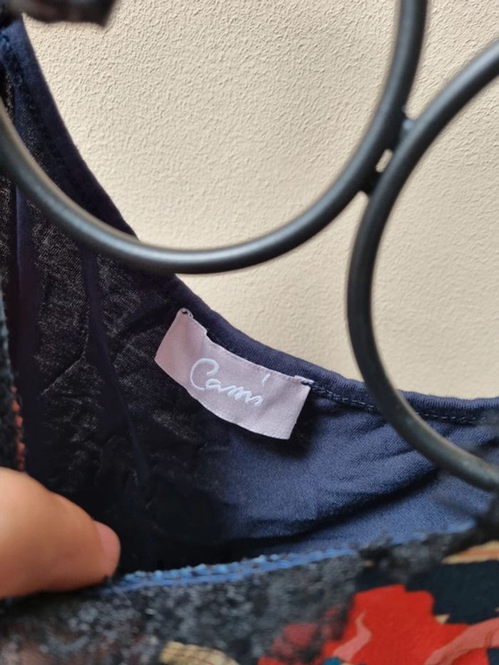 Ensemble 3 pièces bleu fleuri - photo numéro 6