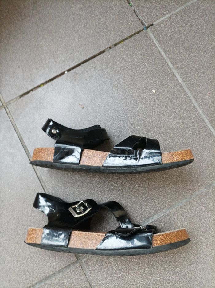 Sandales noires femme - photo numéro 5