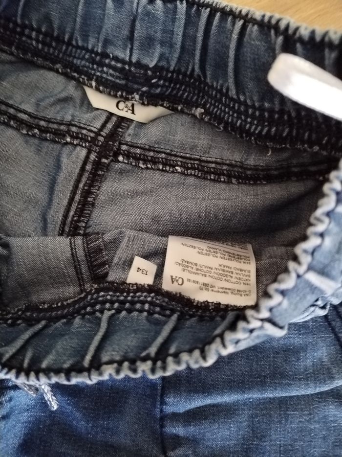 Lot de 2 shorts en jean 9 ans - photo numéro 2