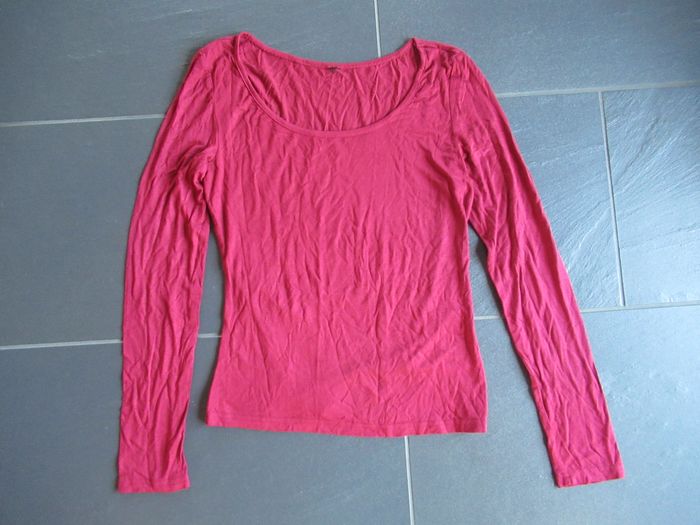 5 tee-shirts à manches longues / haut femme 36 / S - photo numéro 6