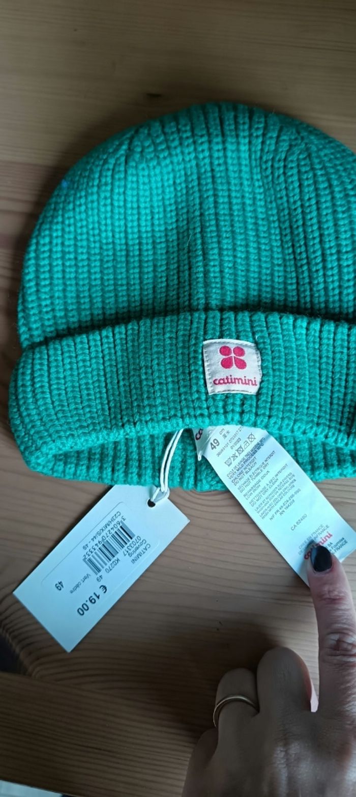 Bonnet vert de la marque Catimini - photo numéro 4