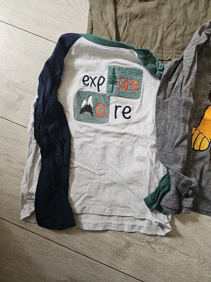 Lot de 5 t-shirts manche longue - photo numéro 4