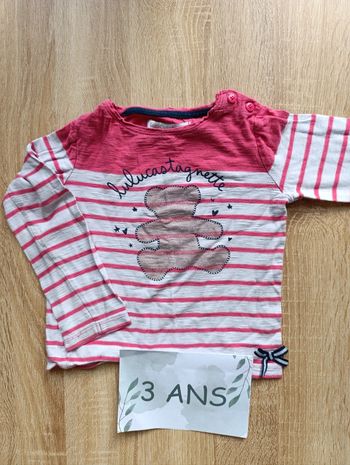 T-shirt 3ans Lulu castagnette