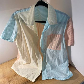 Chemise pastel manches courtes