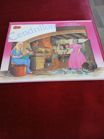 Livre Cendrillon en 3 dimensions