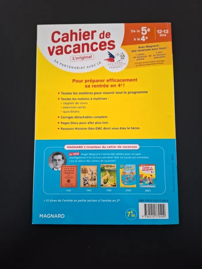 Cahier de vacance - photo numéro 2