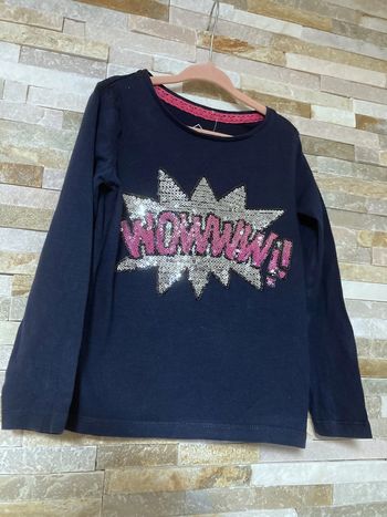 5ans tee shirt sequins