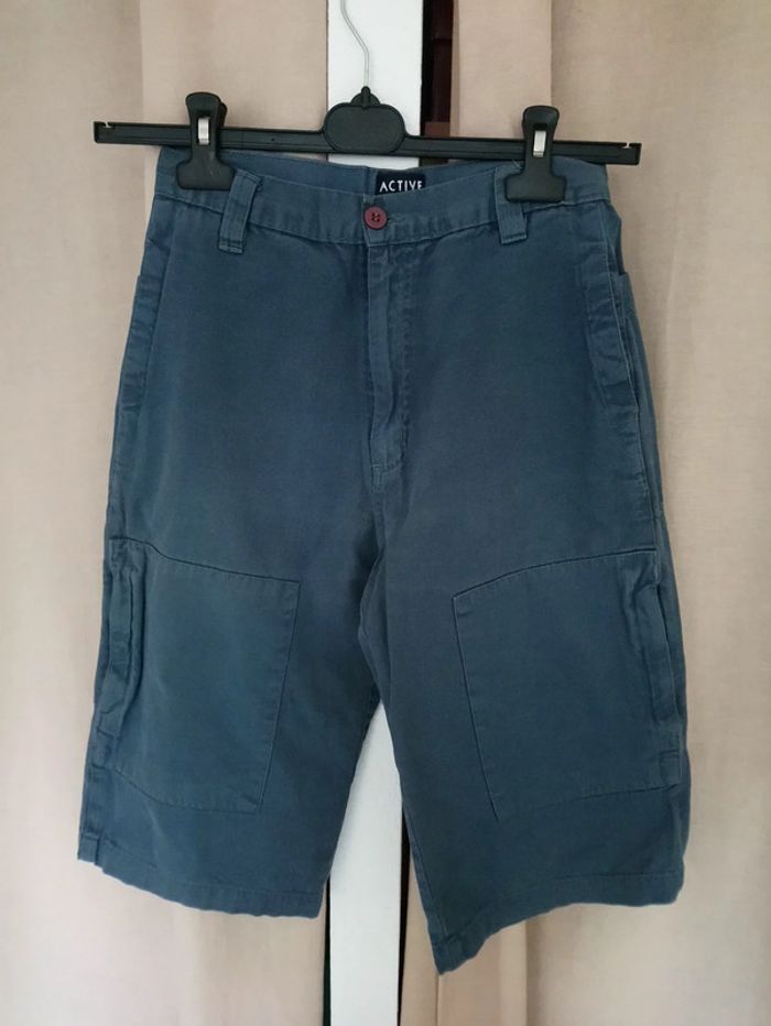 Bermuda bleu taille 14ans