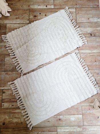 Lot de 2 tapis Code Maison