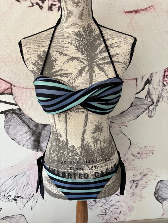 Ensemble maillot de bain 2 pièces femme 36 - photo numéro 3