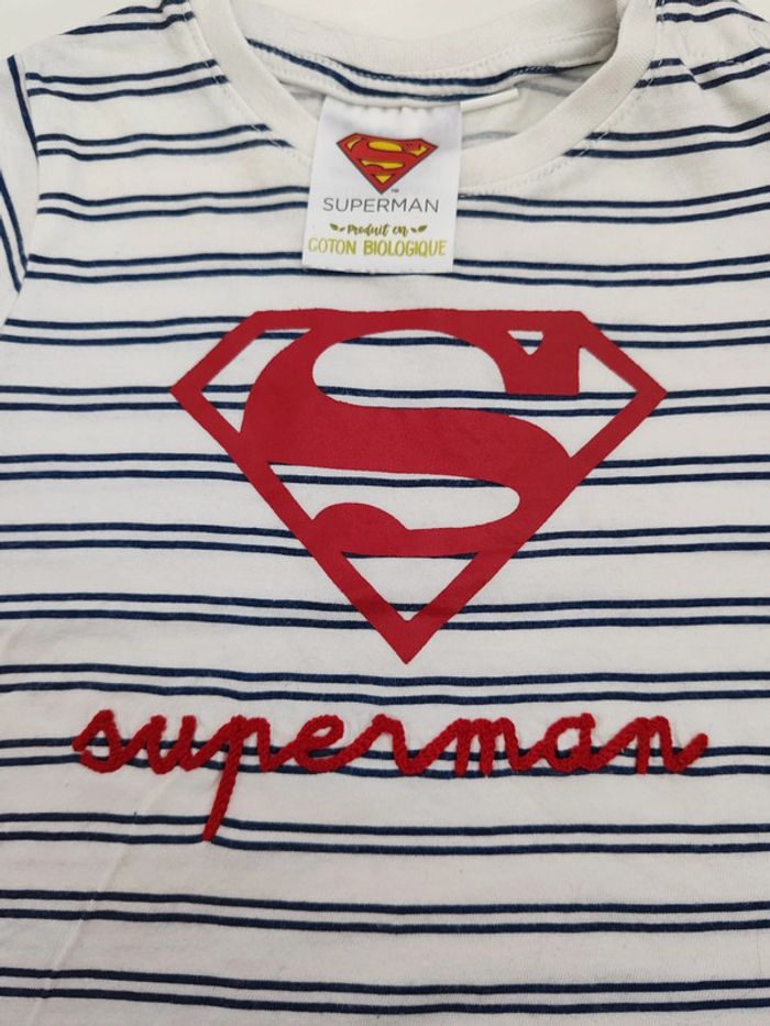 Tee shirt Superman 9 mois - photo numéro 2