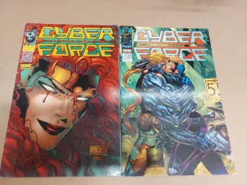 Lot 2 magazines, comics cyber force