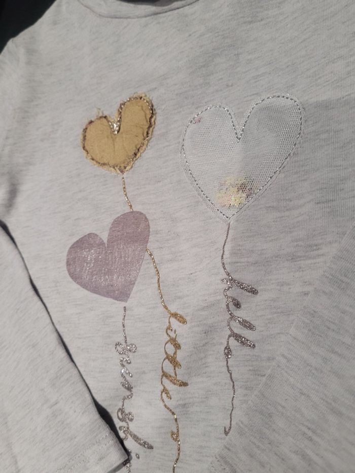 Tshirt manches longues avec col - photo numéro 2