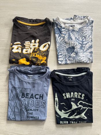 Lot de 4 t-shirts manches courtes