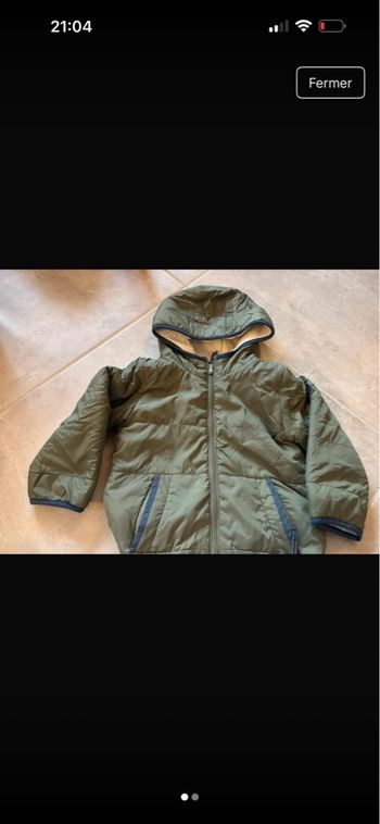 Veste chaude taille 104