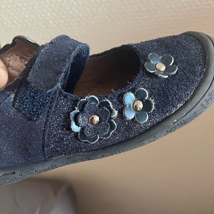 Ballerine bleu pailletée taille 26