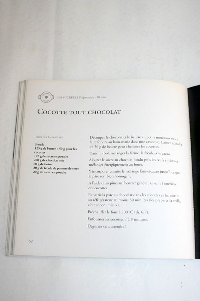 Livre de cuisine "Petites cocottes" de José Maréchal, Editions Marabout - photo numéro 7
