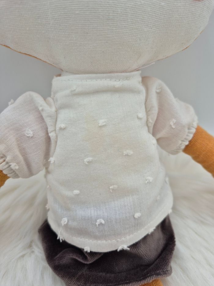 Doudou peluche pantin Dame Renarde Vertbaudet - photo numéro 8