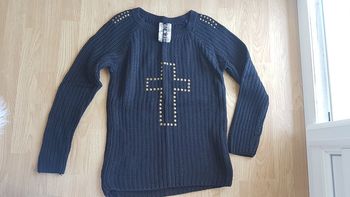 Pull noir bershka