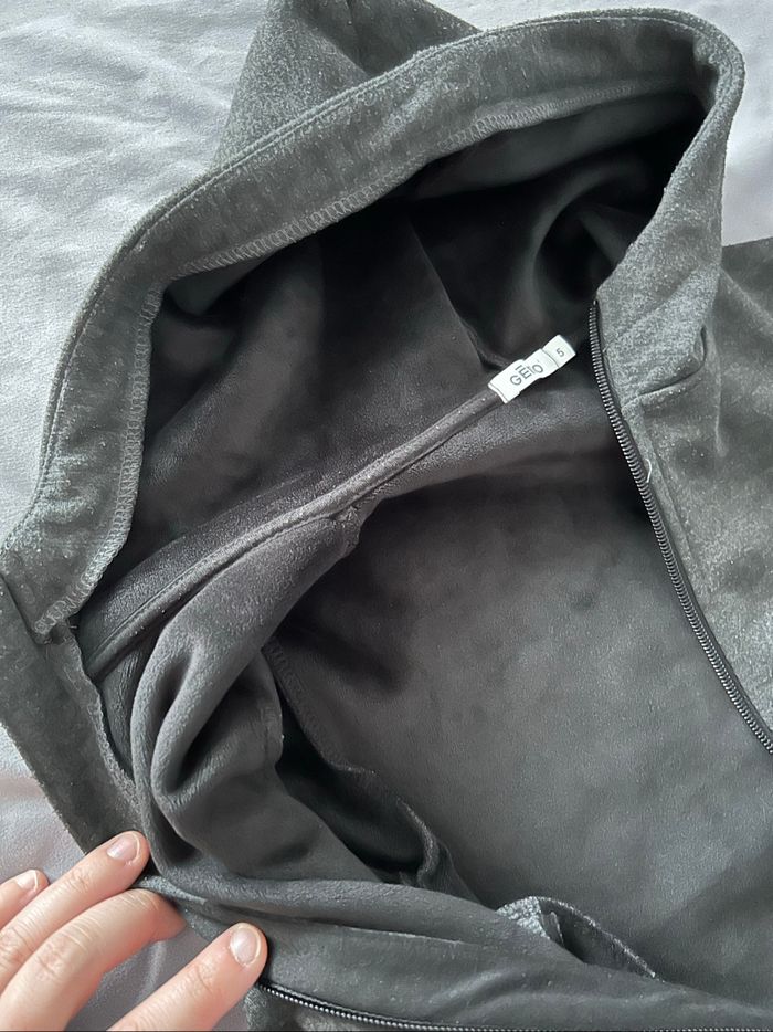 Gilet zippée gris foncé chaude et molletonné Hiver Gemo 5ans - photo numéro 6