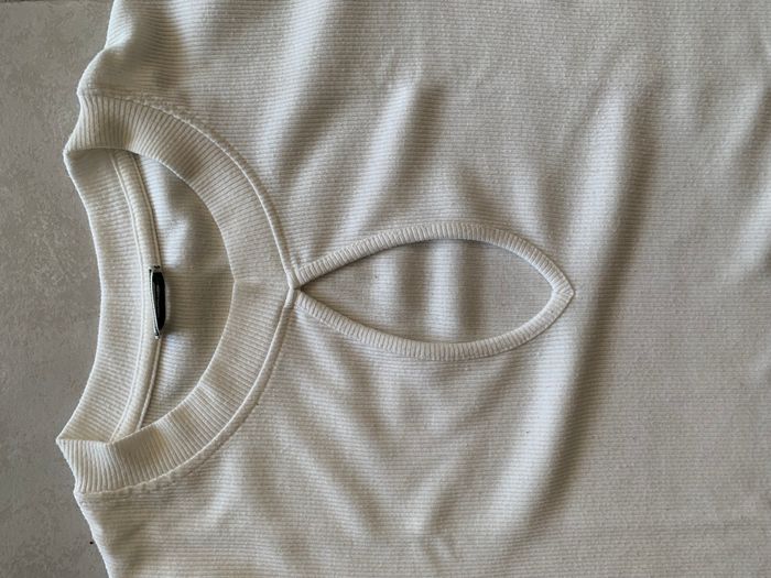 T-shirt avec ouverture blanc PIMKIE - photo numéro 4