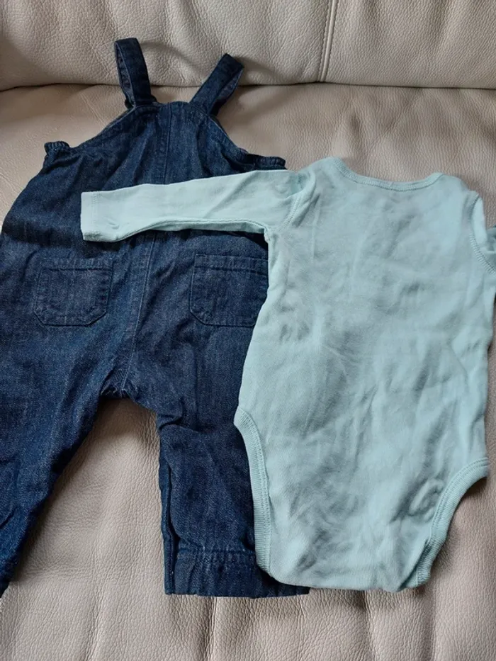 Ensemble bébé 6 mois vert baudet - photo numéro 6