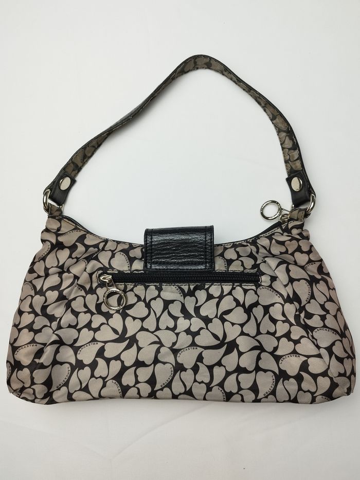 Sac à main Lancaster en tissu motif coeur - photo numéro 3