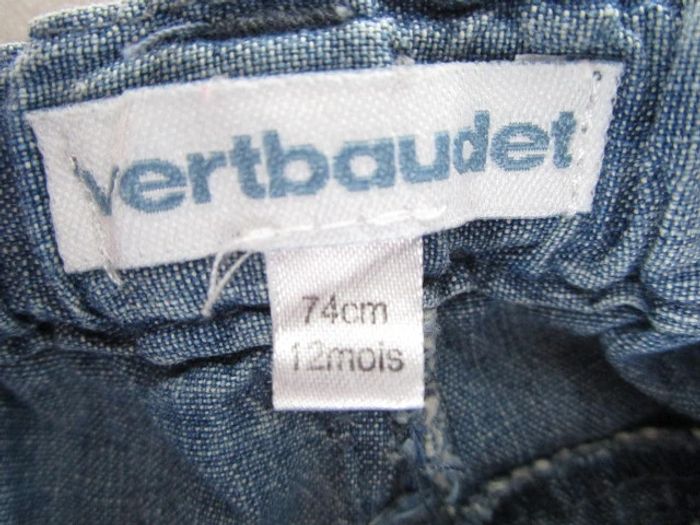 Short jean Verbaudet 12 mois TBE - photo numéro 4