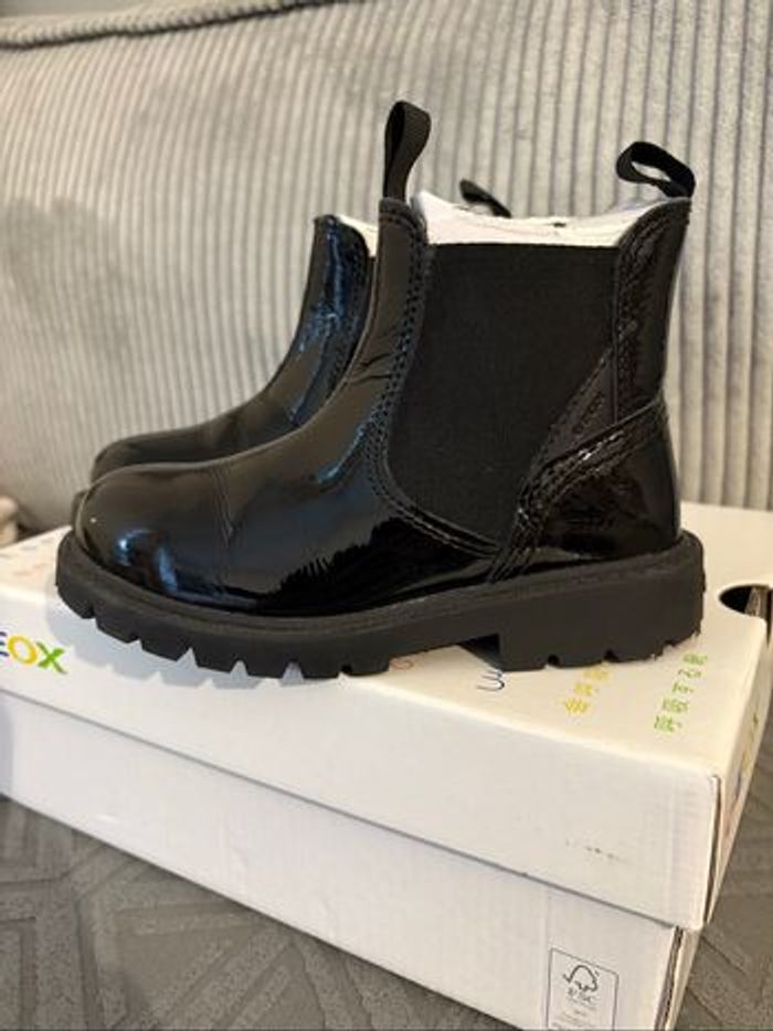 Boots geox vernis noir fille - photo numéro 2