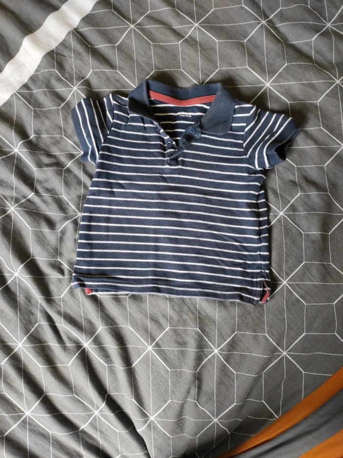 Polo marinière 3 ans Vertbaudet