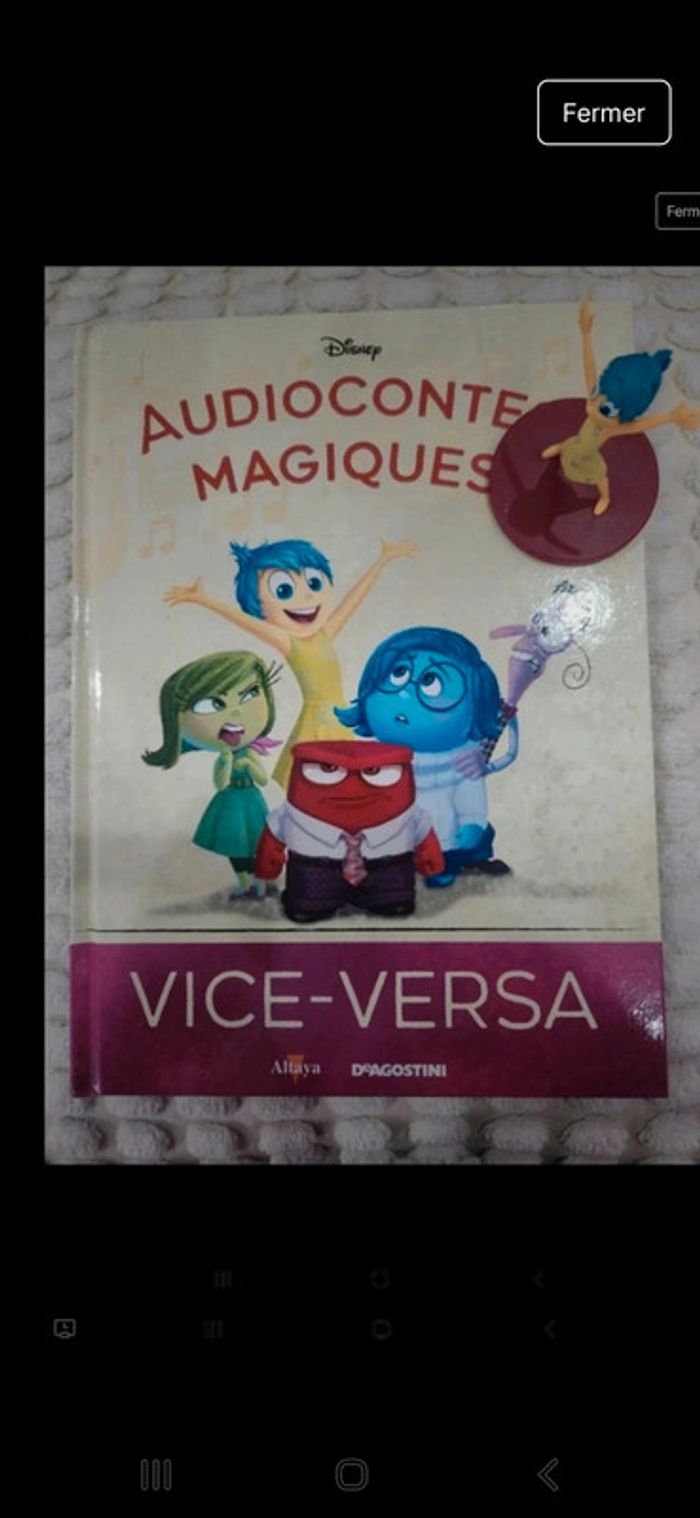 33ème audioconte magique collection altaya deagostini livre et figurine disney audio conte