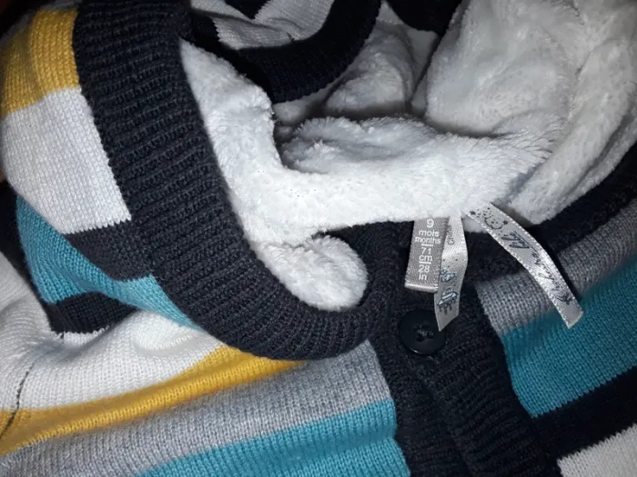 gilet doublé orchestra 9mois - photo numéro 2