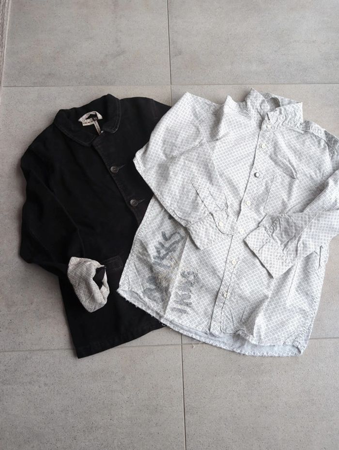 Ensemble veste+chemise IKKS 8 ans