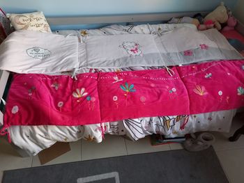 Lot de tour de lit bébé fille