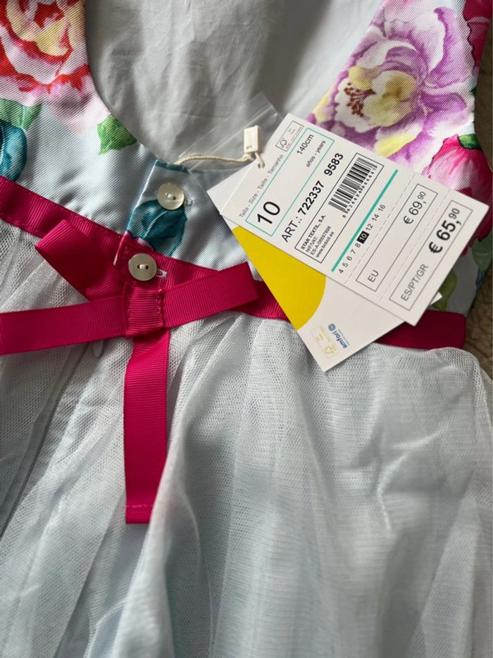 Magnifique robe de fête avec doublure fille 10 ans - photo numéro 5
