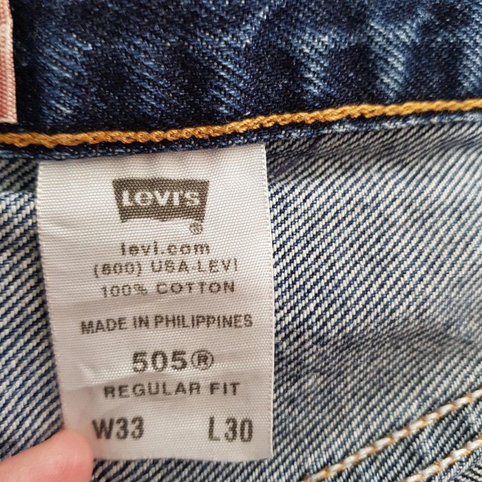 Jean Levi's 505 W33 L30 Bleu Marine - photo numéro 10