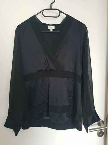 Blouse satiné cache coeur taille 40