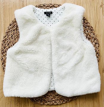 Gilet réversible fausse fourrure sans manche Kiabi