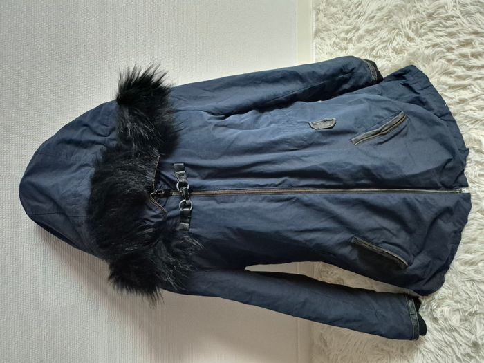 Manteau One Step bleu marine - Taille 44 - Très bon état - photo numéro 1