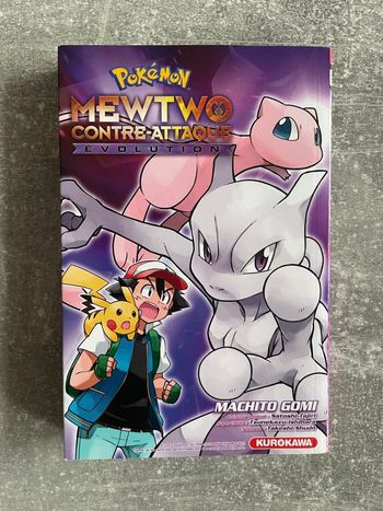 Manga Pokémon Mewtwo contre attaque évolution en français.