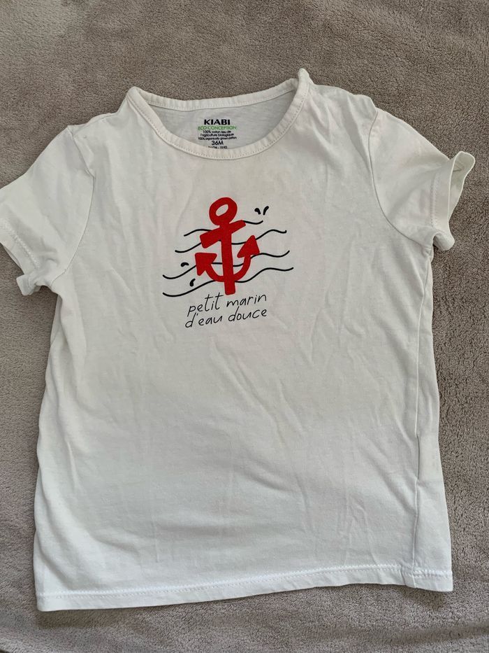 Lot de 7 t-shirt MC et 4 débardeurs 36 mois - photo numéro 5