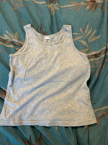 Débardeur / Marcel gris 11 ans / 12 ans