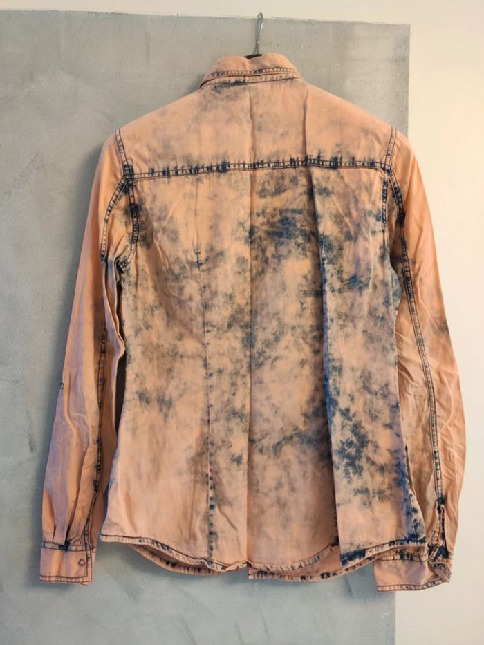 Chemise Pimkie taille S rose bleue - photo numéro 2