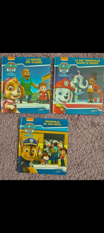 3- Lot de livres de la Pat' patrouille