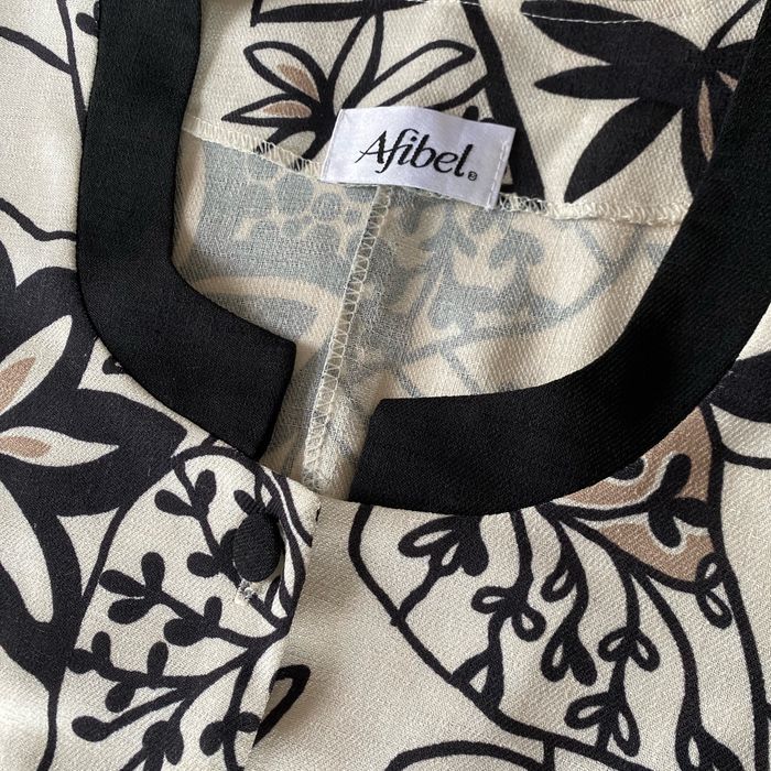 Veste légère crème imprimée fleuri 44 Afibel - photo numéro 7