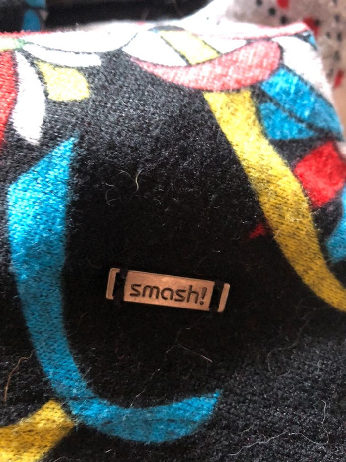 🩶🌹Robe d’automne gris multicolore Smash original multicolor dress🌹🩶 - photo numéro 14