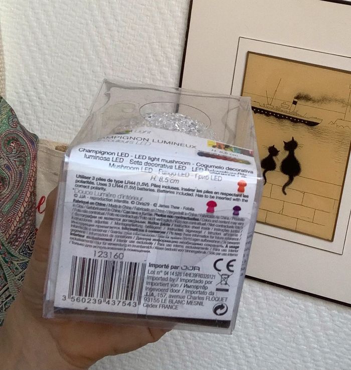 Petit Champignon lumineux LED multicolore - photo numéro 5